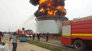 Latest: Lagos's NNPCL Apapa tank farm is destroyed by fire